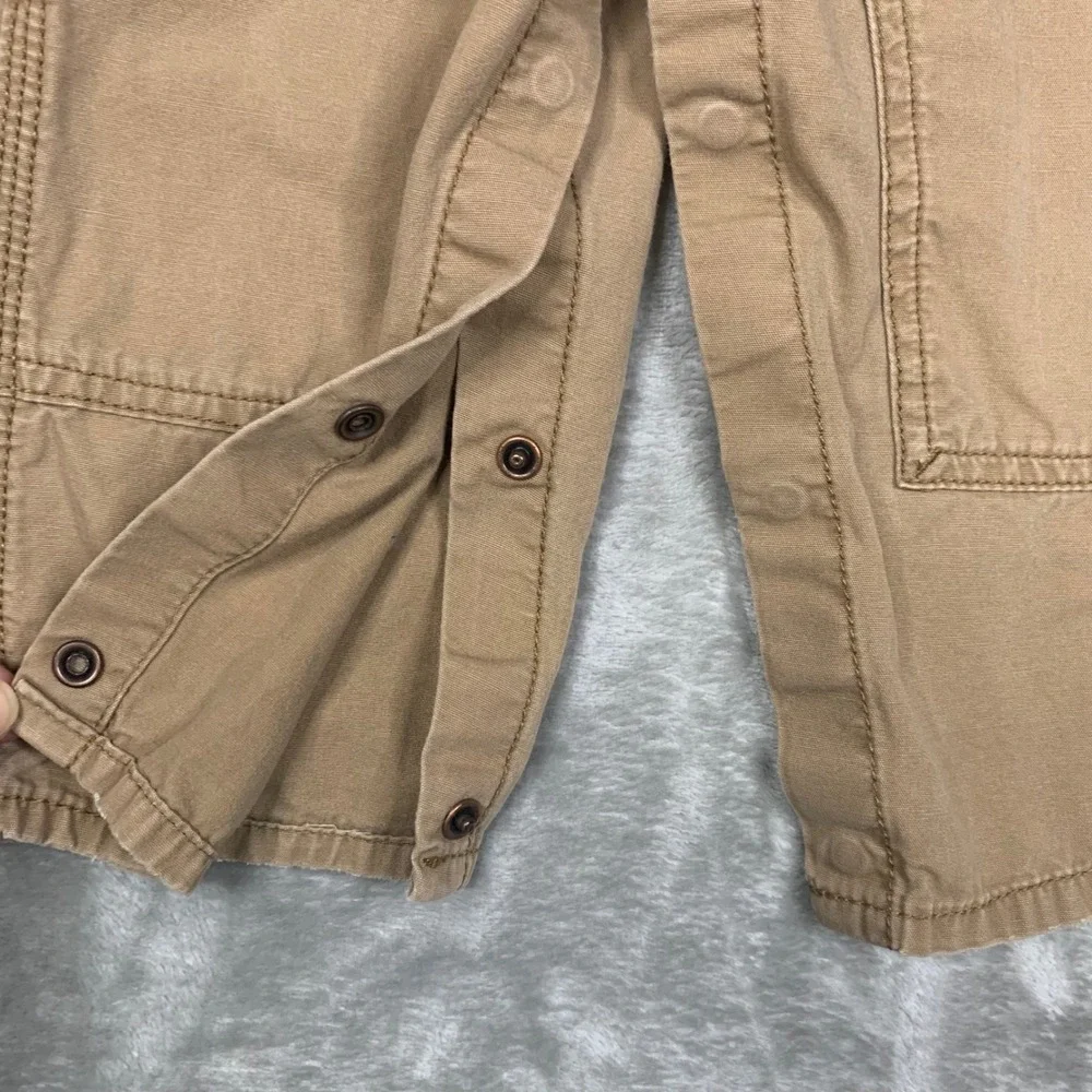 OshKosh Bgosh Kids Overalls Toddler 24 Months Khaki 100% Cotton Double Knee Bib